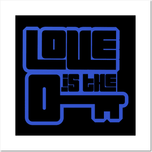 Love is the Key pt.3 [ blk - blu ] Posters and Art